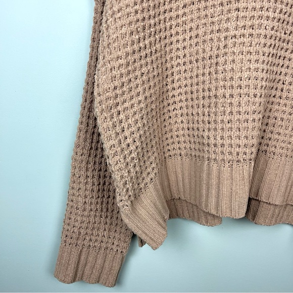 Altar’d State Tan Chenille Sweater Size L - Picture 5 of 8